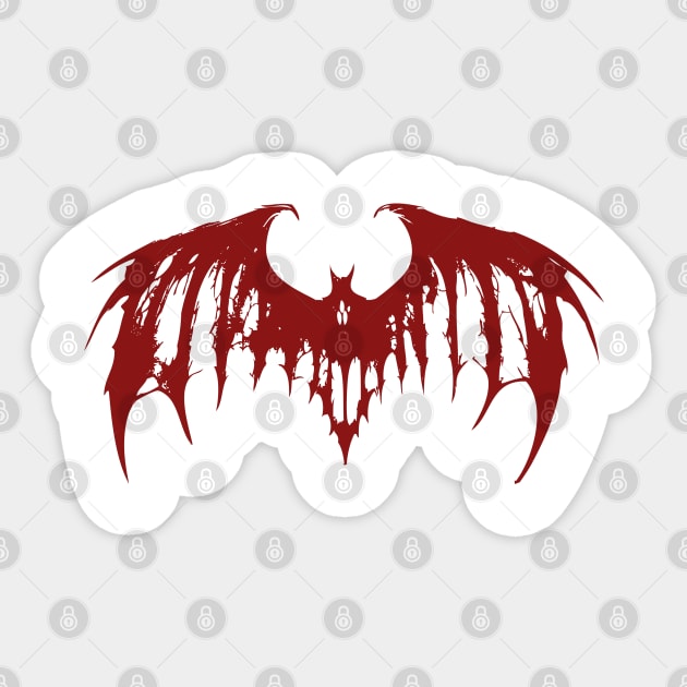 Horror Bat Movie Sticker by CTShirts